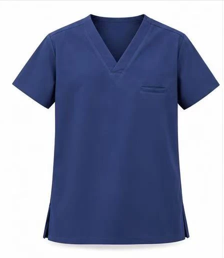 Men's Chest-Pocket Scrub Top — Scrubs — TR Spandex